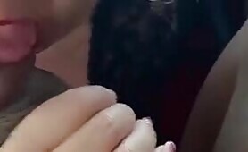 My wife blowjob my black friend 