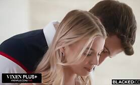 BLACKED - BBC Crazy College Grad Sky Wonderland Gets Spanked & Dominated by new Boss