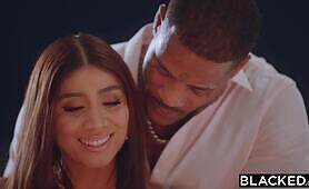 BLACKED - Curvy Goddess Violet Ditches BF for Jason's BBC
