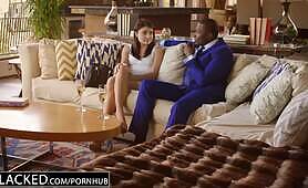 BLACKED - first Interracial for Beauty Adria Rae