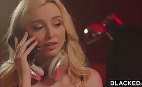 BLACKED - Tiny Blonde Lexi can't get her Mind off his BBC