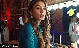 BLACKED - Tiny Blonde Runway Model Christy is Hungry for BBC