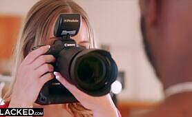 BLACKED - Student Lily becomes Artist's Muse in every way