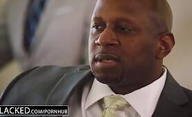 BLACKED - Submissive Girlfriend two Black Men