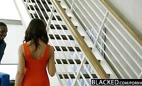 BLACKED - new York Escort Tiffany Brookes Gets Facial from Big Black Cock