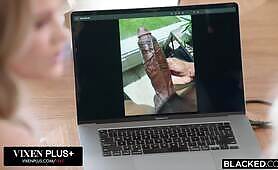 BLACKED - Naughty Blonde Chloe Rose Shares her BF's BBC with Hot Bestie Riley Star