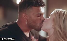 BLACKED - Naughty Jazmin has Pre party Fun with Hottie Troy