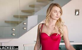 BLACKED - Horny Waitress Hooks up with BBC Sports Legend