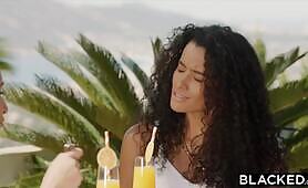 BLACKED - Kelly Shares her BF's Huge BCC with Sexy Bestie Mia