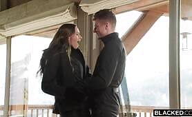 BLACKED - Gorgeous Nicole Kitt and BF Jason Luv Share Cute Snowbunny Stacy Cruz