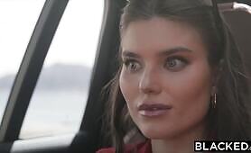 BLACKED - Gorgeous Stefany Gets DPed in a BBC Gangbang Party