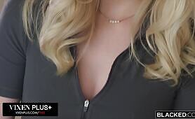 BLACKED - Fit Blonde Babe Lexi Lore Takes every Inch of Damion's Huge BBC